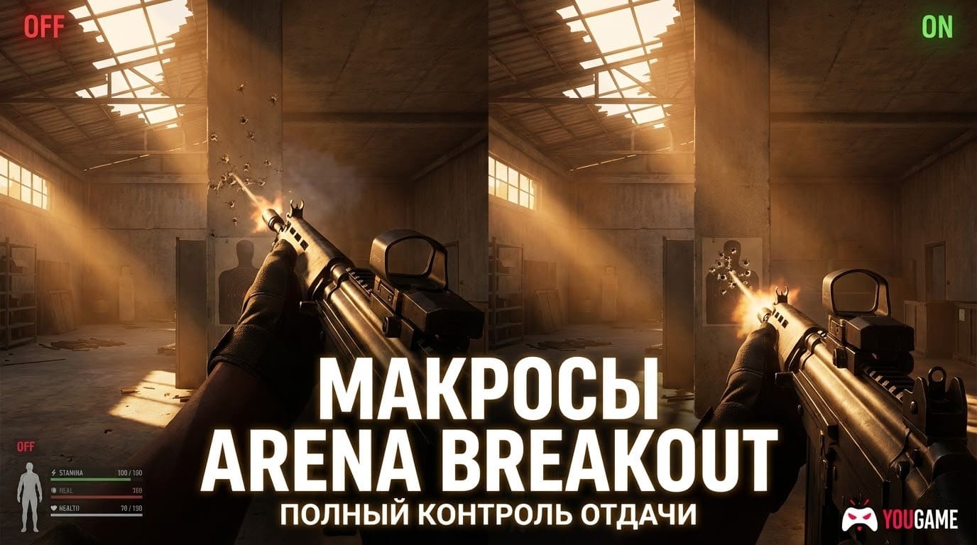 Купить макросы Arena Breakout Infinite контроль отдачи